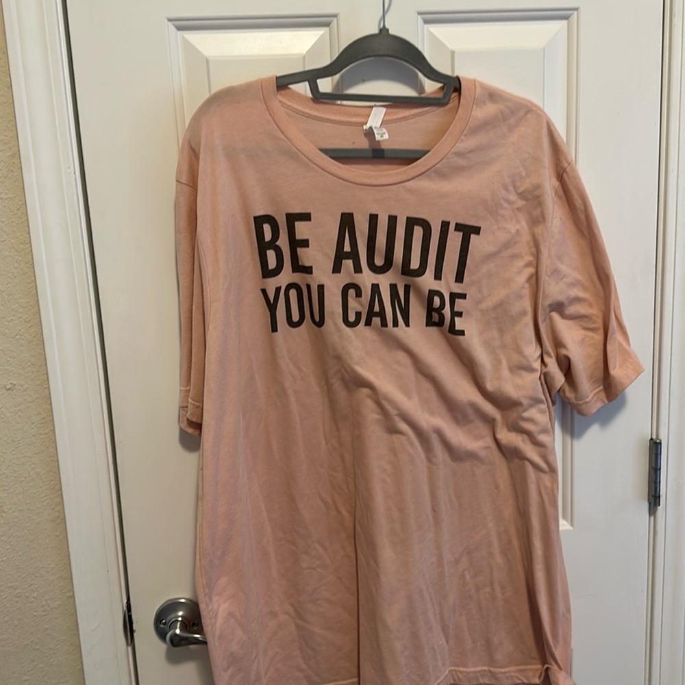 Plus Size “Be Audit You Can” T-Shirt